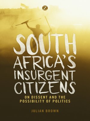 cover image of South Africa's Insurgent Citizens